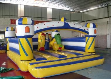 Bouncer พองที่มีสีสัน Giant Inflatable Bouncer ที่มีอุปสรรค