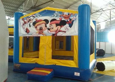 ที่น่าสนใจ PVC ผ้าใบกันน้ำมิคกี้เมาส์ให้เช่า Bouncer Inflatable สำหรับเด็ก