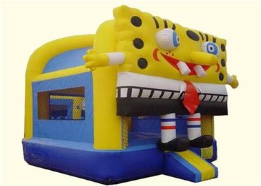 ปลอดภัยพาณิชย์น่ารัก Spongebob Inflatable Bouncer House สำหรับเด็ก