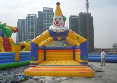 Outdoor Durable Clown Jumping พอง Bouncer สำหรับเด็ก, EN14960