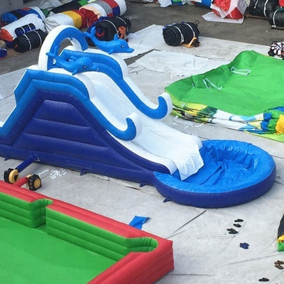 ผ้าใบกันน้ำ Blue Wave Inflatable Climbing Water Slide 10x3.5x4.3m