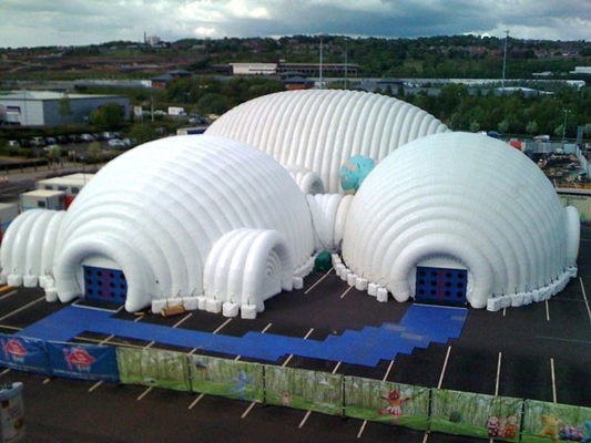 0.45mm PVC Inflatable Dome Tent โครงสร้างรองรับอากาศ Giant
