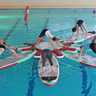 กีฬายามว่าง ซึ่งทำให้พองได้ Water Sup Dock Yoga Surf Board Platform