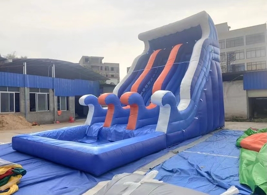 สวนสนุกสไลด์น้ำทำให้พอง Blow Up Bouncy Slide