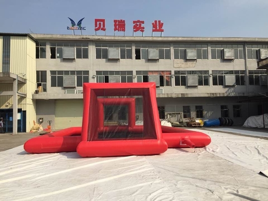 Tarpaulin สนามฟุตบอล Outdoor Inflatable Sports Games Shooting