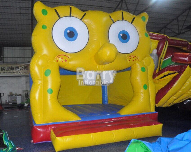 Spongebob Inflatables กระโดด Inflatable ทั่วโลก Bouncy บ้านสำหรับเด็กวัยหัดเดิน