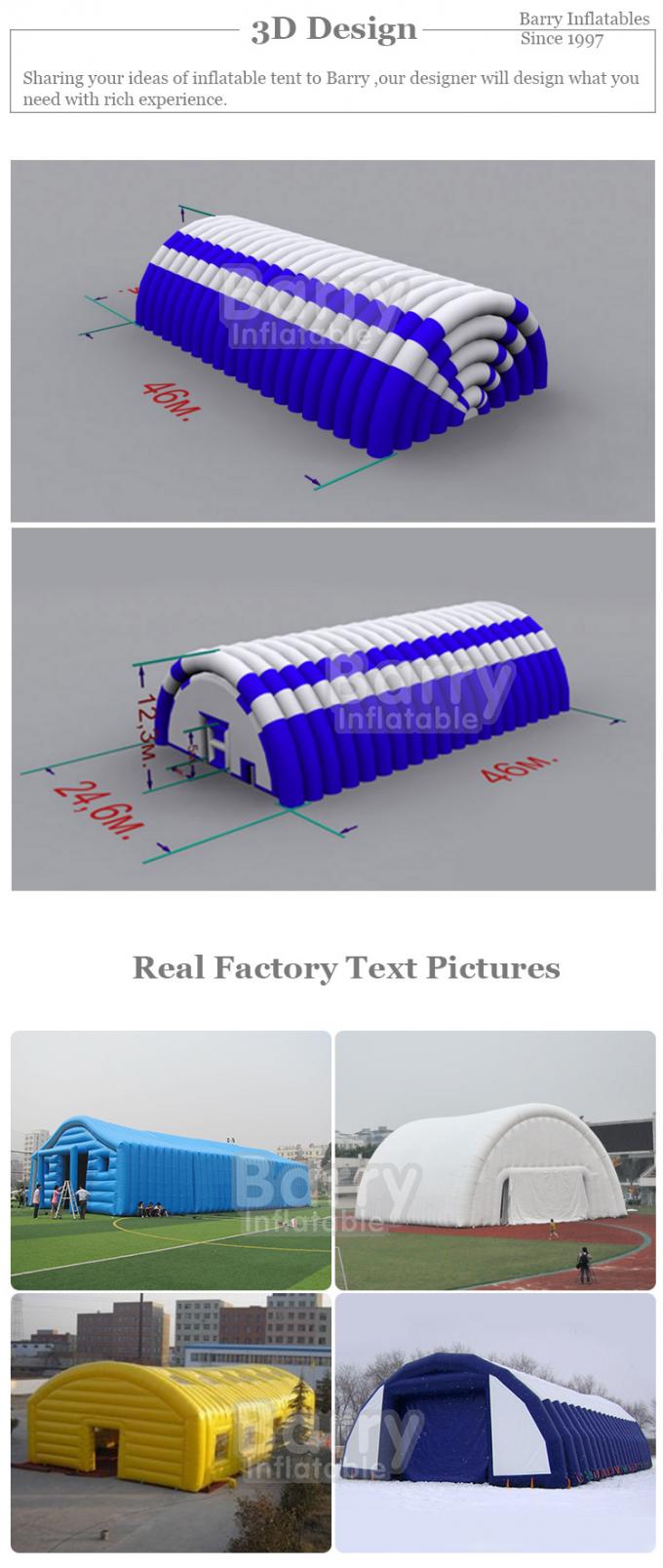แฟชั่น 42 ตร.ม. เต็นท์ปนเปื้อนพอง Blow Up เต็นท์อาบน้ำ 1