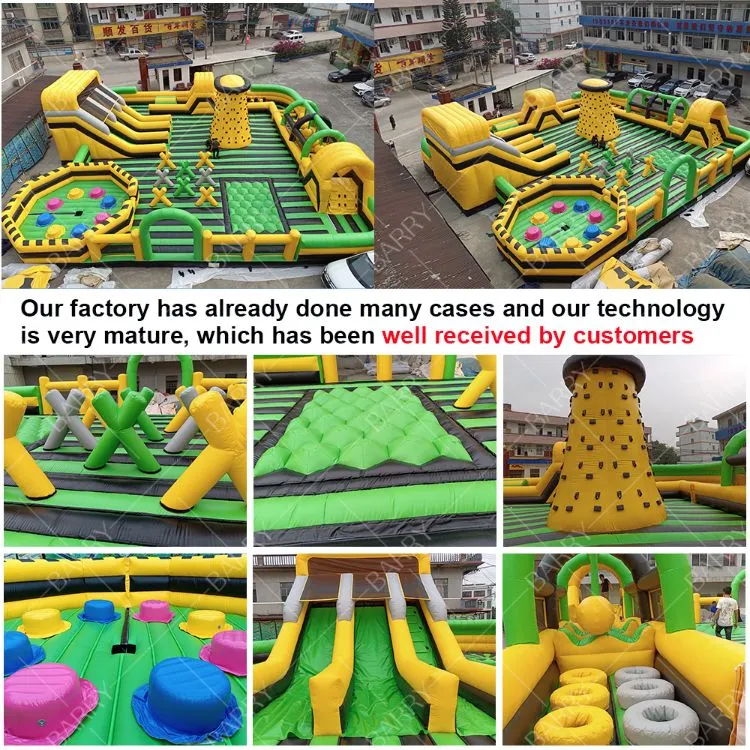 Funny Crazy Ride สวนสนุก เกมส์สัตว์ Bg Bouncer สนามอุปสรรค สไลด์ สวนสนุกอัดอัด 5