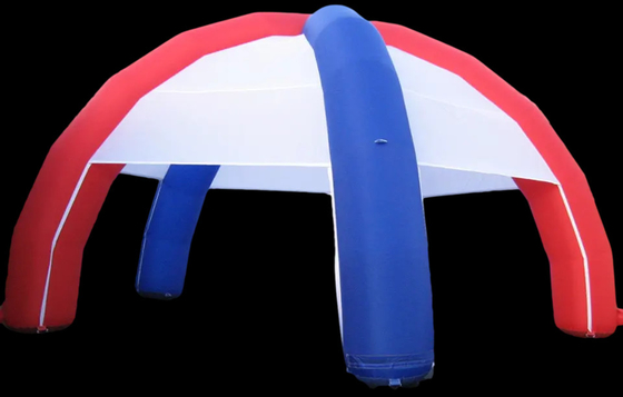 Oxford หรือ PVC Inflatable Spider Dome Tent เส้นผ่านศูนย์กลาง 10 ม. การพิมพ์ดิจิตอล