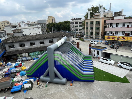 เกรดพาณิชย์ Insane Inflatable 5k Inflatable Obstacle Course เกมสุดยอด จุดเริ่มต้นสําหรับการสร้างทีมงาน