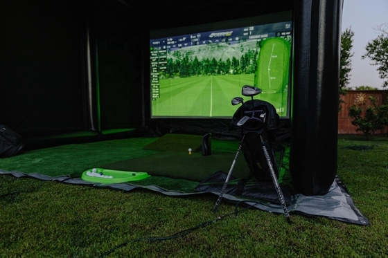 ค ณภาพสูง เปลือกกอล์ฟเต็นท์ Outdoor Indoor เปลือกกอล์ฟกีฬา Simulator ห้องกอล์ฟเปลือกกอล์ฟ Hitting Cage