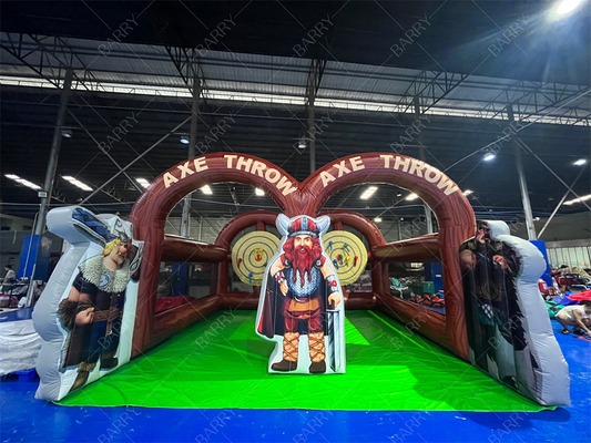 เกมการ์นวาลอินเตอร์เอคทีฟี เกมการ์นวาลสองเลนโยนขวานโยนขวานโยนสําหรับงานเลี้ยง