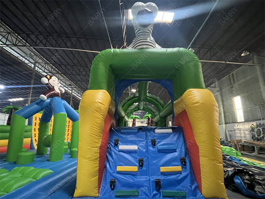 Funny Crazy Ride สวนสนุก เกมส์สัตว์ Bg Bouncer สนามอุปสรรค สไลด์ สวนสนุกอัดอัด