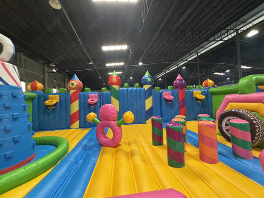 Custom World'S Biggest Kids Indoor Bounce House สวนสนุก สนามเด็กอัดอัด