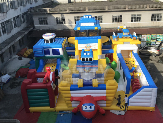 สนามเด็กเล่น Super Wings Bounce สนามสนุก การ์ตูน สนามเด็กเล่นในห้อง