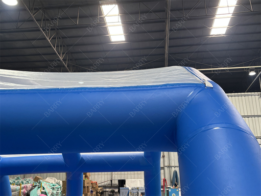 สระว่ายน้ําอัดลมสําหรับเด็ก พร้อมฝา 10x8x3.5ft PVC