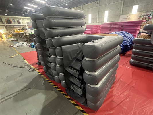 ทางลาดน้ำสำหรับสุนัขเป่าลมแบบปรับแต่งได้พร้อมปั๊มลม