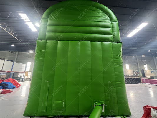 สามารถปรับปรุง 6x4M สัตว์ inflatable slide สําหรับเด็ก