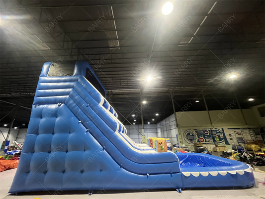 สวนสนุก สวนกลางแจ้ง เด็กใหญ่ สไลด์น้ําสองแบบปูปลาสําหรับวัยรุ่น สวนหลัง