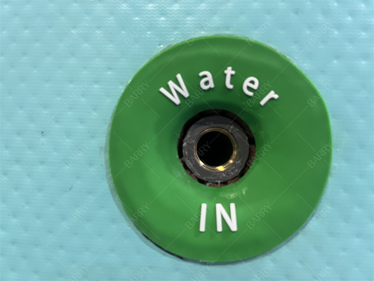 สีคอมมิชชั่นพาณิชย์ PVC Dwf สระว่ายน้ําเด็ก พร้อมฝา สระว่ายน้ําแบบปุ่ม