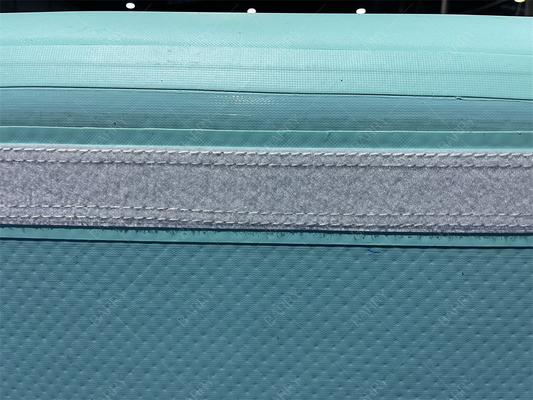 สีคอมมิชชั่นพาณิชย์ PVC Dwf สระว่ายน้ําเด็ก พร้อมฝา สระว่ายน้ําแบบปุ่ม