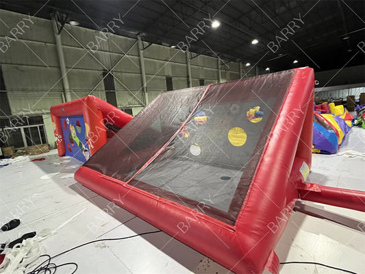 ชุดประตูฟุตบอลเป่าลมแบบปรับแต่งได้ เกมกีฬาเพื่อการส่งเสริมการขายสำหรับงานปาร์ตี้ชายหาดและกิจกรรมต่างๆ