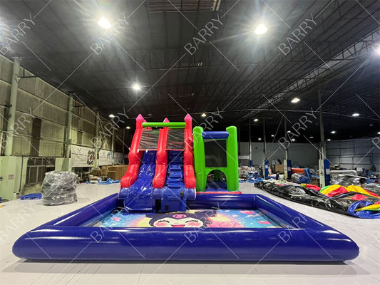 สไลเดอร์น้ำเป่าลมลายการ์ตูน Kuromi สำหรับงานปาร์ตี้