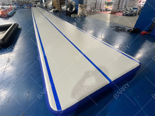 เสื่อออกกำลังกายยิมนาสติก PVC Drop Stitch ที่สูบลมได้ สำหรับการฝึกกลางแจ้ง