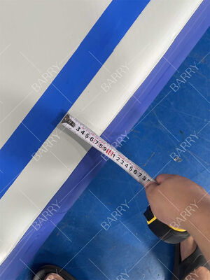 เสื่อออกกำลังกายยิมนาสติก PVC Drop Stitch ที่สูบลมได้ สำหรับการฝึกกลางแจ้ง