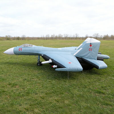 โดรนลาดตระเวนกลางแจ้ง เฮลิคอปเตอร์ทหาร เครื่องบินรบเป่าลม ของลวง