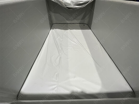 สี่เหลี่ยมหลุดเย็บ DWF ผ้า inflatable เด็กสระว่ายน้ําที่มีฝา