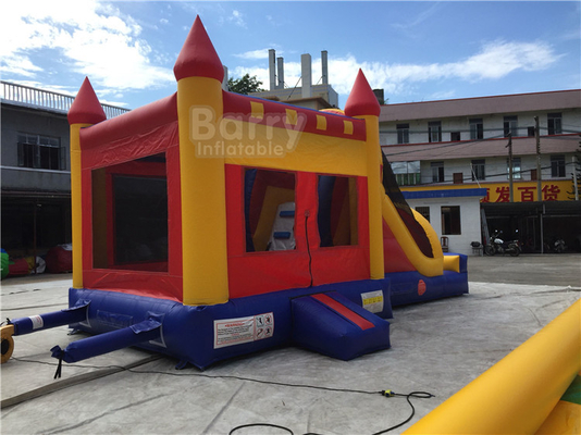 0.55mm PVC Inflatable Bouncer สนามเด็กเล่น Jumping Castles