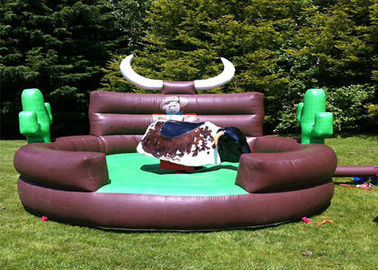 เกม Inflatable Outdoor Inflatable สำหรับเด็กเครื่องจักรกล Bull Riding Machine