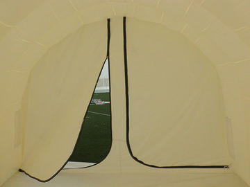จานโชว์ PVC PVC ขนาดใหญ่ 0.55 มม. สีขาว Dome Lgloo Inflatable Tent สำหรับงานปาร์ตี้