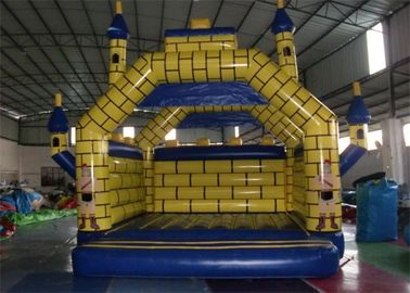 Outdoor Plato PVC Tarpaulin มินิ Inflatable Bouncer Castles สำหรับเกมส์เด็ก