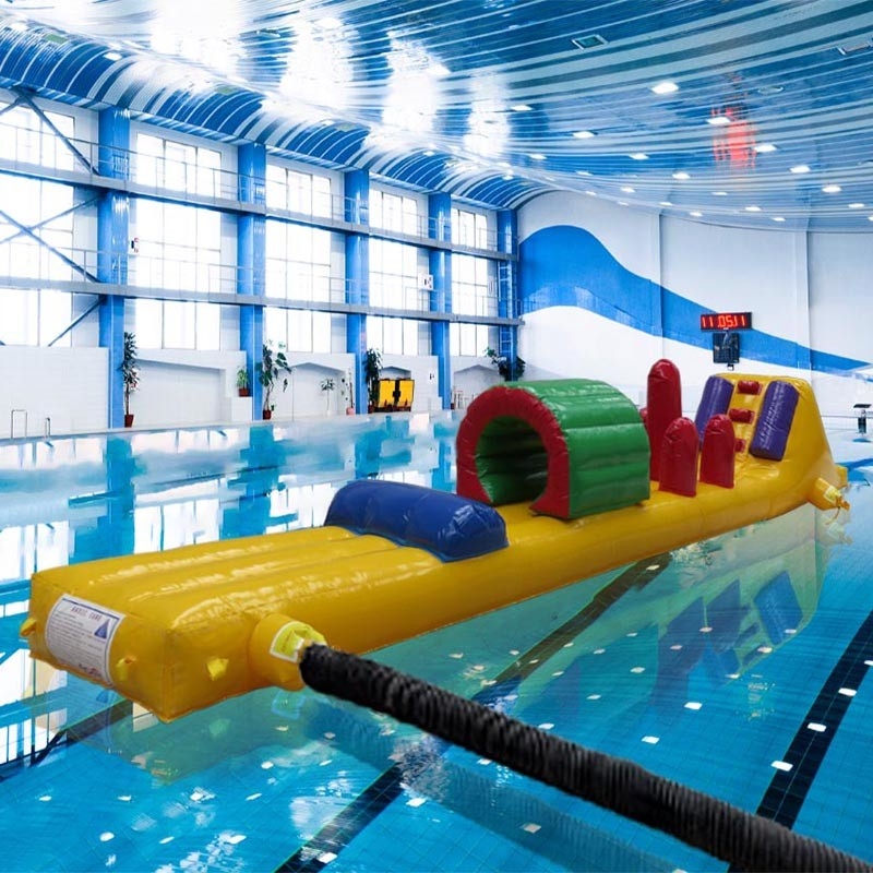สายเดียว 8m Junior Challenge สระว่ายน้ํา Float Aqua Run สําหรับสระว่ายน้ํา