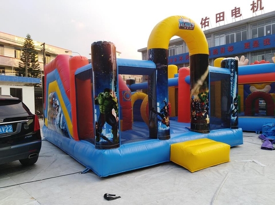 จัมเปอร์กระโดดสนุกกลางแจ้ง Combo Bouncer Castle Bounce House