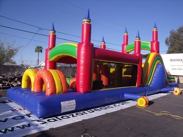 Pinnacles อุปสรรค Inflatable หลักสูตรเชิงพาณิชย์ Ertical Rush อุปสรรค