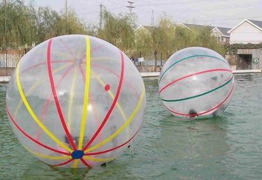 Comercial ของเล่นน้ำใหญ่ Inflatable น้ำลูกบอลสีสันพอง Inflatable เดินสำหรับผู้ใหญ่
