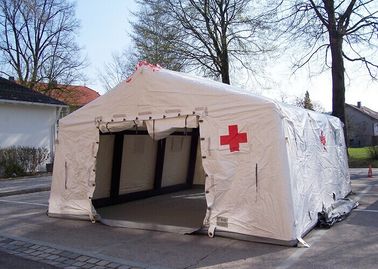 กองทัพอากาศ Removeble แน่นกระชับเต็นท์แพทย์ 0.65mm PVC Tarpaulin