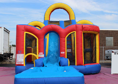 ความปลอดภัย Aqua Blaster สไลด์ Combo พองด้วยอุปสรรคสำหรับการเล่น