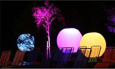 Inflatable Led Street โคมไฟเชิงพาณิชย์รูปลูกบอลด้วยการพิมพ์โลโก้