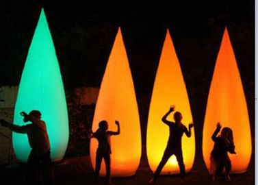 ผลิตภัณฑ์โฆษณาที่น่าตื่นตาตื่นใจ Inflatable การเปลี่ยนแปลงสีทำให้พองได้ Led Grow แสงสว่าง