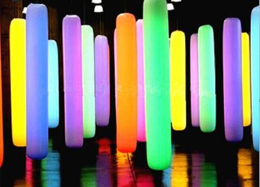 เซ็กส์ Tube 8 Led Lighing Inflatable Column เปลี่ยนสีสำหรับ Diaplay