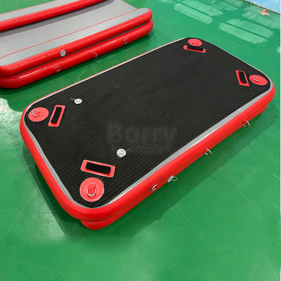 เชิงพาณิชย์ Inflatable Floating Dock วางตะเข็บผ้ากู้ภัย Bridge Path Platform Walkway