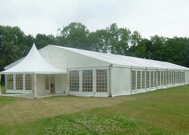 300 ~ 2000 คนเต็นท์ใหญ่สีขาวพองสำหรับงานปาร์ตี้งานแต่งงานกลางแจ้งหรูหรา Tents