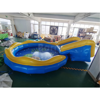เด็ก Pvc สระน้ำทำให้พองพร้อมสไลด์กีฬาทางน้ำสระว่ายน้ำสำหรับเด็ก