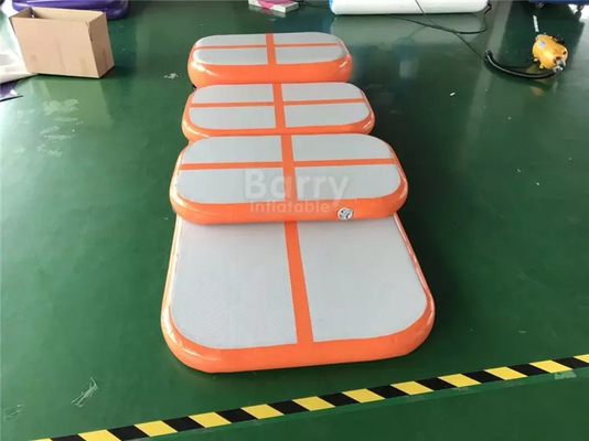 Drop Stitch Fabric Sport Inflatable Air Track Set Air Roller Barrel สำหรับยิมนาสติก