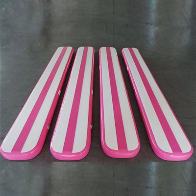 ความหนา 10 ซม. Inflatable Air Track กีฬาเสื่อยิมนาสติกการฝึกอบรม Air Balance Beam Tumbling