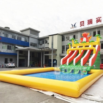 SCT สวนสนุกน้ำทำให้พองกลางแจ้งขนาดใหญ่ Mobile Land Water Parks